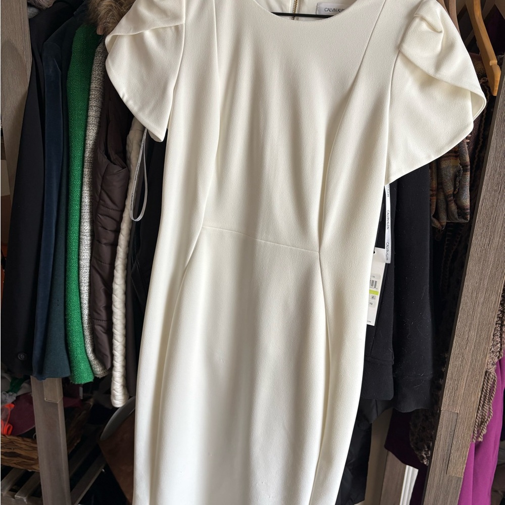 Calvin Klein White Mini Dress